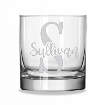 Magical Monogram | Personalized 11oz Whiskey Glass
